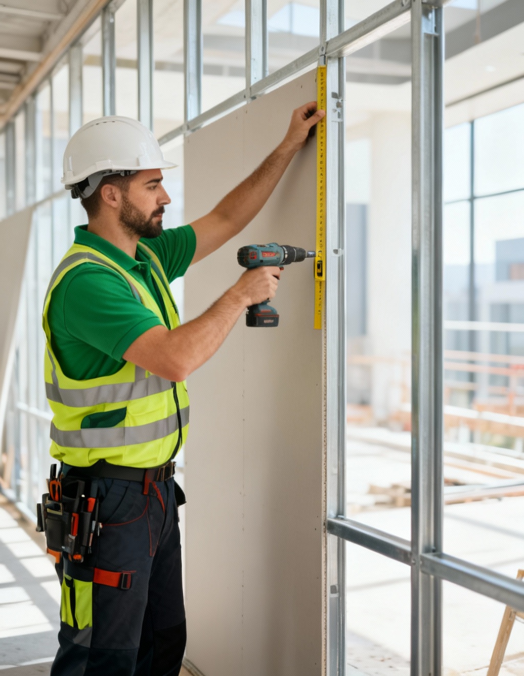Drywall em construção